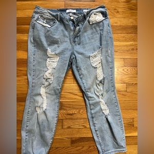 Judy Blue Boyfriend fit size 22